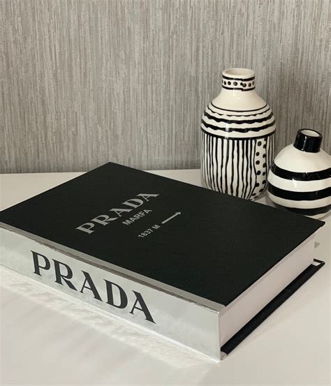 white prada catwalk book|Prada book decor.